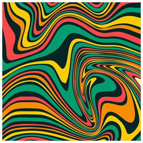An Abstract Colorful Psychedelic Wavy Background Abstract Stripes Wave