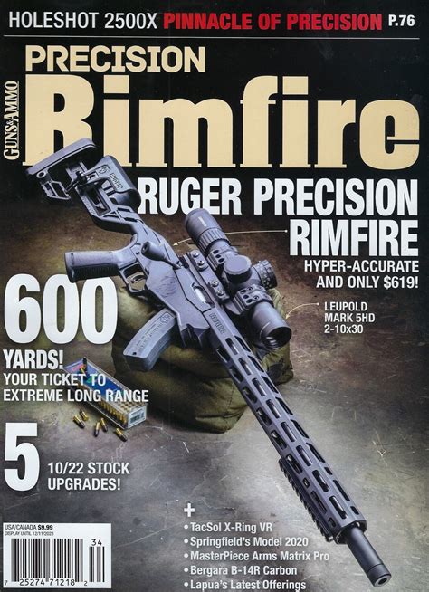 Precision Rimfire Magazine Guns And Ammo Publication 2023 Etsy