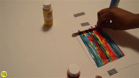 Toddler Tuesday L Paint Scrape Art Youtube
