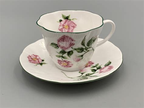 Rosina China Mottisfont Roses The National Trust Tea Cup And Saucer