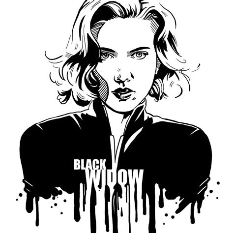 Avengers In Ink Black Widow By Loominosity On Deviantart