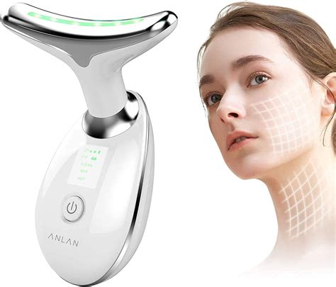 Anlan Face Massager Against Wrinkles Face Beauty Device With 3 Modes 45°c Anti Wrinkle Face