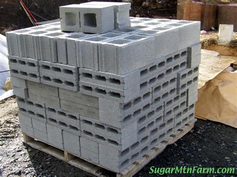 Concrete Block Delivery | Sugar Mountain Farm