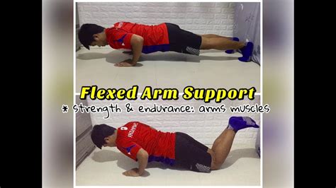 How To Perform The Flexed Arm Support Youtube