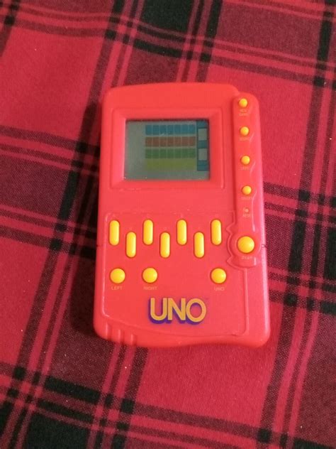 Electronic Uno Handheld Travel Game Vintage 90s 1994 Mga 825 Portable