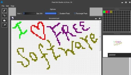 Pixel Drawing Software To Make Pixel Art: Pixel Art Studio Such functions include smear, paint there is a free version available for pro motion that has a limited feature set but is a good way to check out the software.