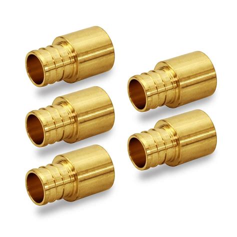 The Plumber S Choice 1 2 In Brass Female Sweat Copper Adapter X 3 4 In