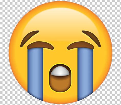 Mastering contemporary emojis is hard work; Face With Tears Of Joy Emoji Crying Laughter Sticker PNG ...