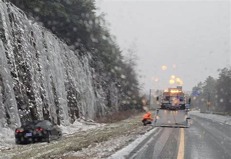 Flash Freeze Warning Icy Roads To Create Treacherous Driving Conditions