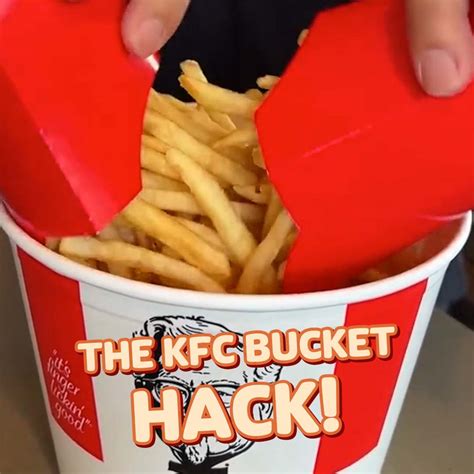 Kfc Bucket Hack That You Will Love 😎 Kfc Kfc Bucket Hack That You Will Love 😎 By