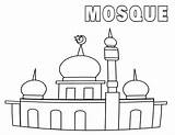 Coloring Mosque Mosque2 sketch template