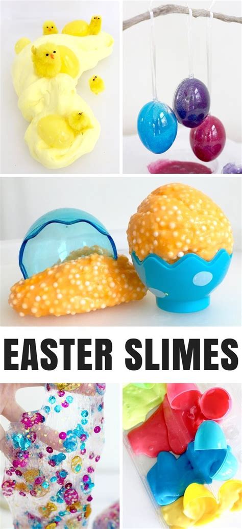 Easter Slime Recipes For Kids Easter Science And Sensory Activities