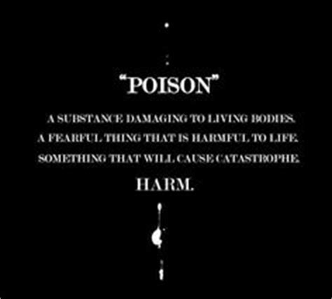 I think it's a cancerous poison and i don't want it touching me. Pick Your Poison Quotes. QuotesGram