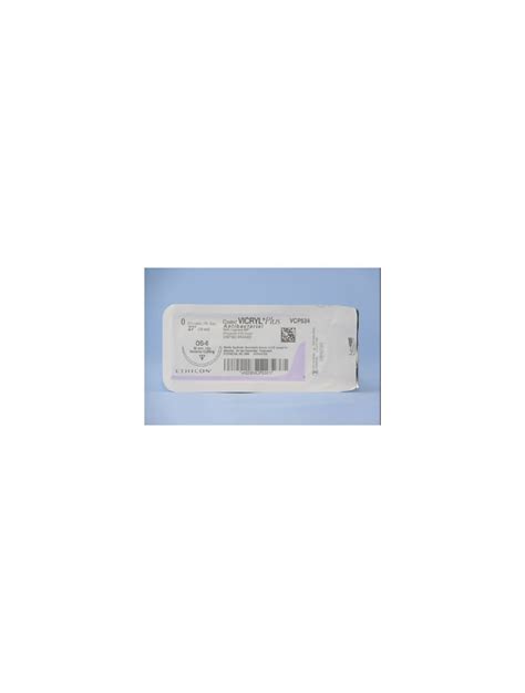 Antibacterial Suture With Needle Coated Vicryl Plus Absorbable Undyed