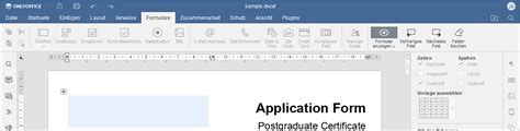 Ausfüllbare Formulare Erstellen Onlyoffice