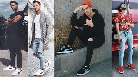 How To Style Puma Suede Sneakers Shoe Effect