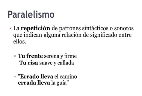 Paralelismo Figuras De Linguagem