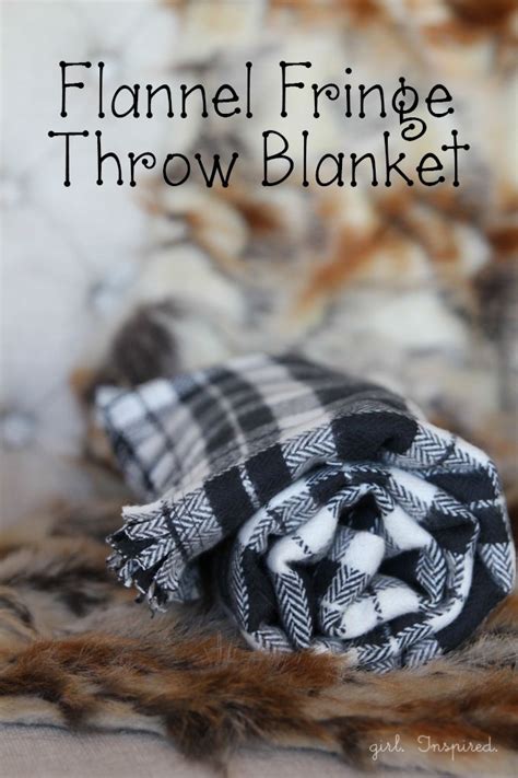 Easy Flannel Fringe Blanket Home Decor With Joann Pinterest Diy