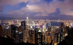 Night, Cityscape, Hong, Kong, Wallpapers, Hd, Desktop, And