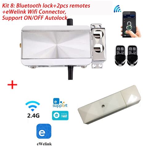 Smart Home Bluetooth Lock Remote Control Phone App Invisible Hidden
