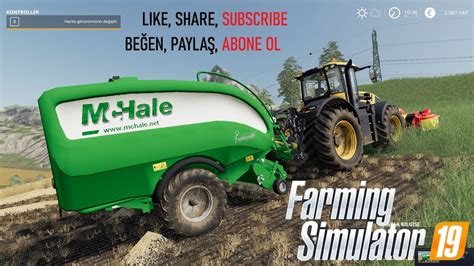 Farming Simulator 2019 Mchale Fusion 3 Baler And Wrapper Balyalama Mod