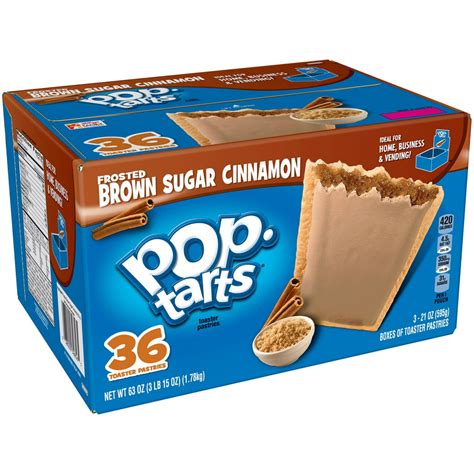 Kellogg S Pop Tarts Frosted Brown Sugar Cinnamon Toaster Pastries 3 22