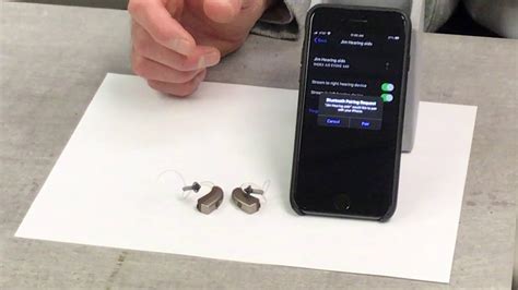 Pairing Hearing Aids To Your Iphone Youtube