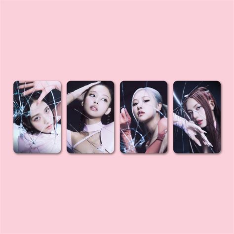 Official Blackpink Jennie Born Pink Photocard Inclusion Bundle Pink