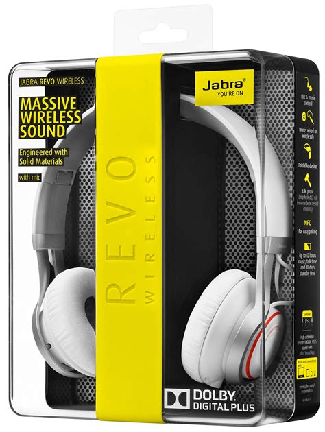 Jabra Revo Wireless Bluetooth On Ear Headphones With Uk