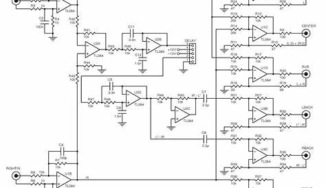 5.1 Surround Sound Circuit Diagram / Surround Sound System Circuit
