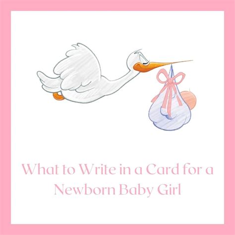 What To Write In A Card For A Newborn Baby Girl Holidappy