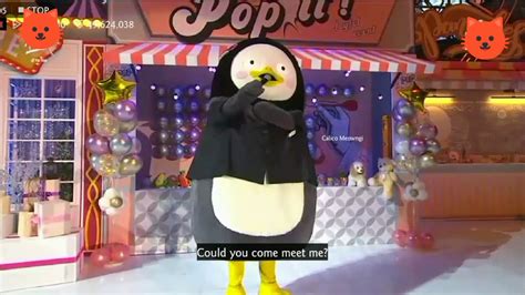 Famous Penguin In Korea Pengsoo Met And Dance With Bts Youtube