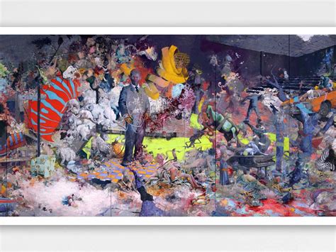 Jonas Burgert Panoramic Print Of Monumental 22 Metre Painting Blain