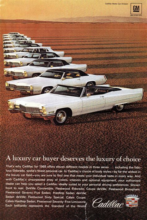 Flickrp2dyi4rn 1968 Cadillac Range Line Up Usa Original