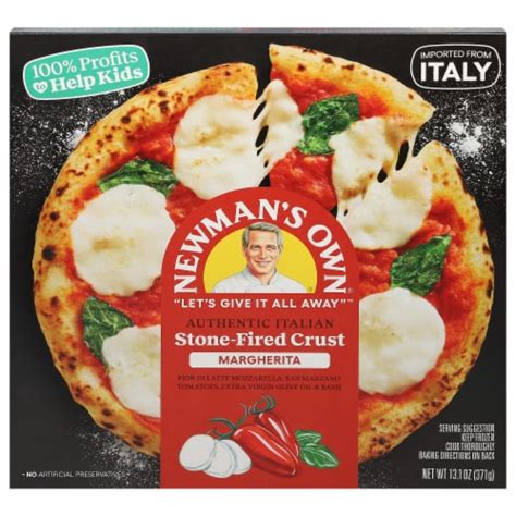 Newmans Own Margherita Stone Fired Crust Frozen Pizza 131 Oz Ralphs