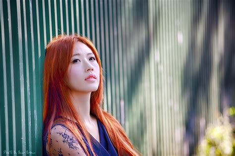 hd wallpaper asian women redhead long hair auburn hair looking away wallpaper flare