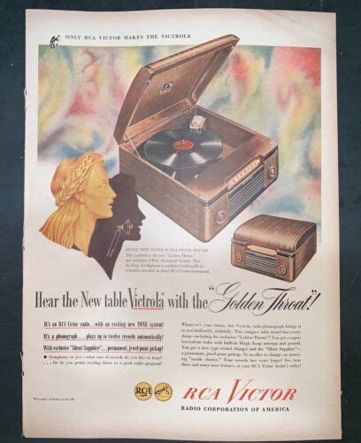 Life Magazine Ad Rca Victor Victrola 1946 Ad Ebay Vintage Ads