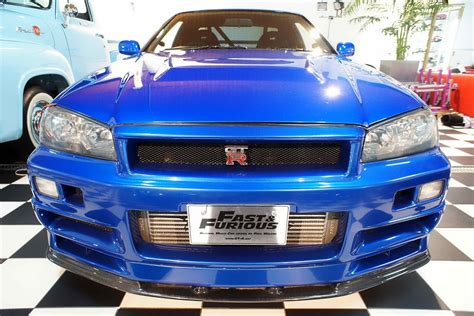 Paul Walkers Fast And Furious R34 Nissan Skyline Gt R Front
