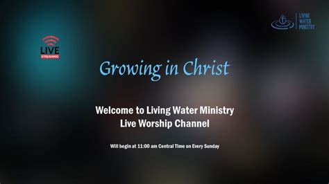 Living Water Ministry Youtube