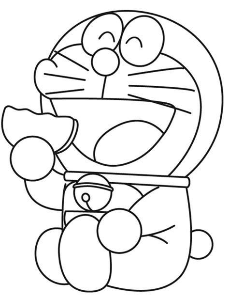 Mewarnai Gambar Boneka Doraemon