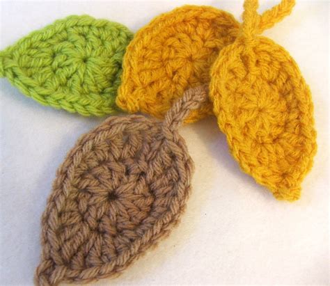 Susans Hippie Crochet Free Simple Leaf Crochet Pattern The Leaves