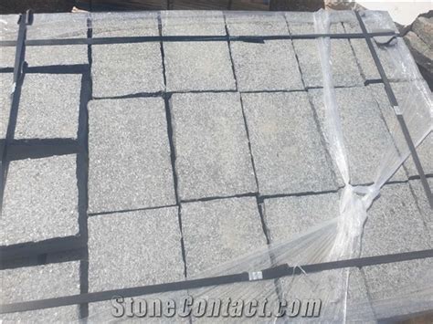 Grey Granite Cubes Cobble Stone From Bosnia And Herzegovina
