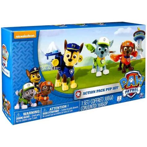 Paw Patrol Super Pups Gift Pack With Chase Marshall Skye Rubble Rocky