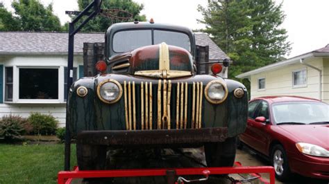 1946 Ford Grain Stake Truck Rare Vintage Antique Survivor Barn Find Rat Rod Hot For Sale