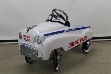 Information found on the website is presented as advance information for the auction lot. Sold Price: Gearbox Chicago Police Pedal Car - Shipping ...