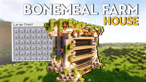 Minecraft Aesthetic How To Build Kelp Bone Meal Farm House Tutorial