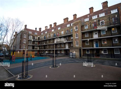 Council Estate In London England Uk Stock Photo Royalty Free Image