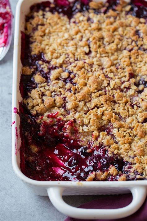 Serve with vanilla ice cream for a terrific summer dessert. Made with fresh raspberries, blueberries and blackberries ...