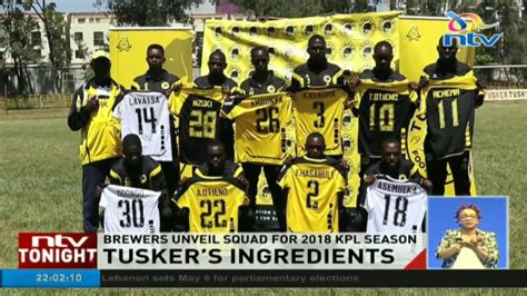 Football leagues from all over the world. Tusker FC unveil squad for 2018 KPL season - YouTube