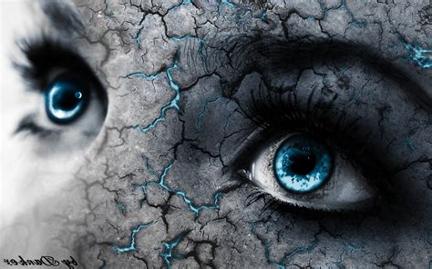 Fantasy Art Blue Eyes